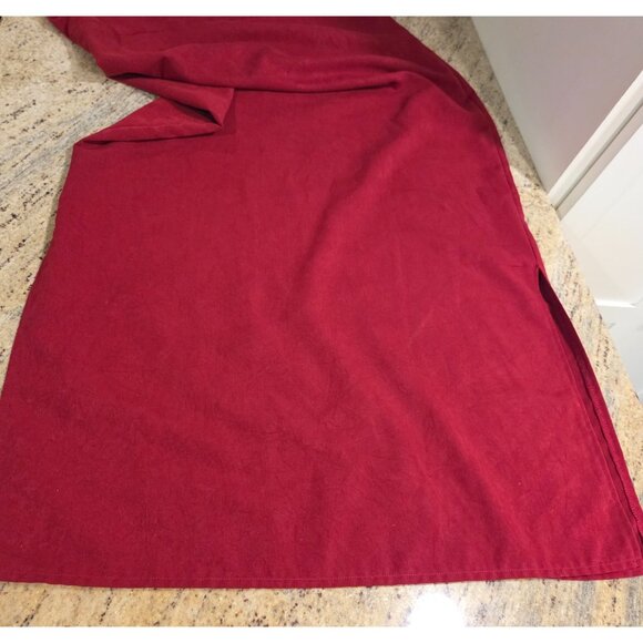 VTG MHM Mellisa Harper Red Dress & Jacket Set Size 10 Petite Side Slits - Picture 10 of 16